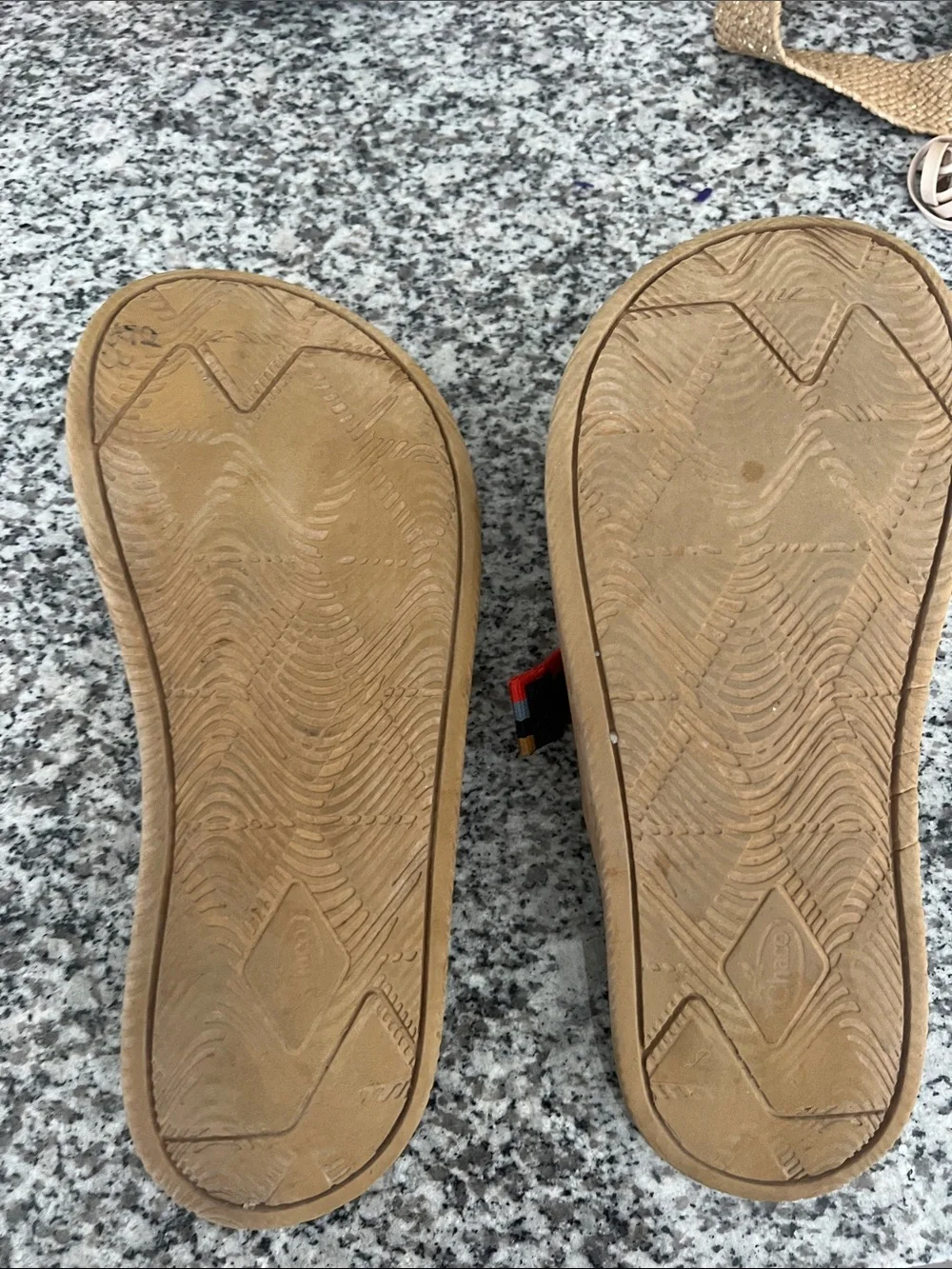 Chaco Chillos Slide Men Retro Camel Brown Size 10 Sandals summer comfy